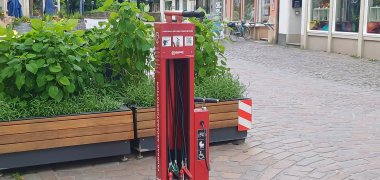 Reparatur-Station für Fahrräder